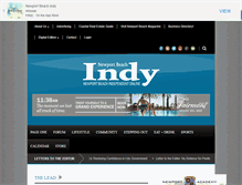 Tablet Screenshot of newportbeachindy.com